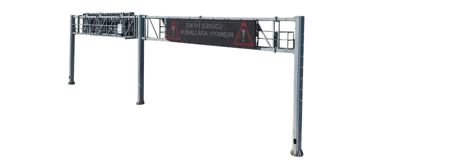 variable message sign gantry